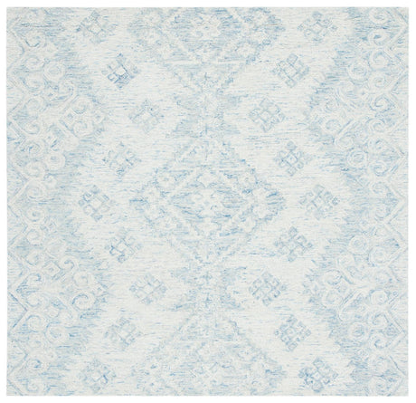 Safavieh Micro-Loop Mlp951A Ivory/Blue Rugs.