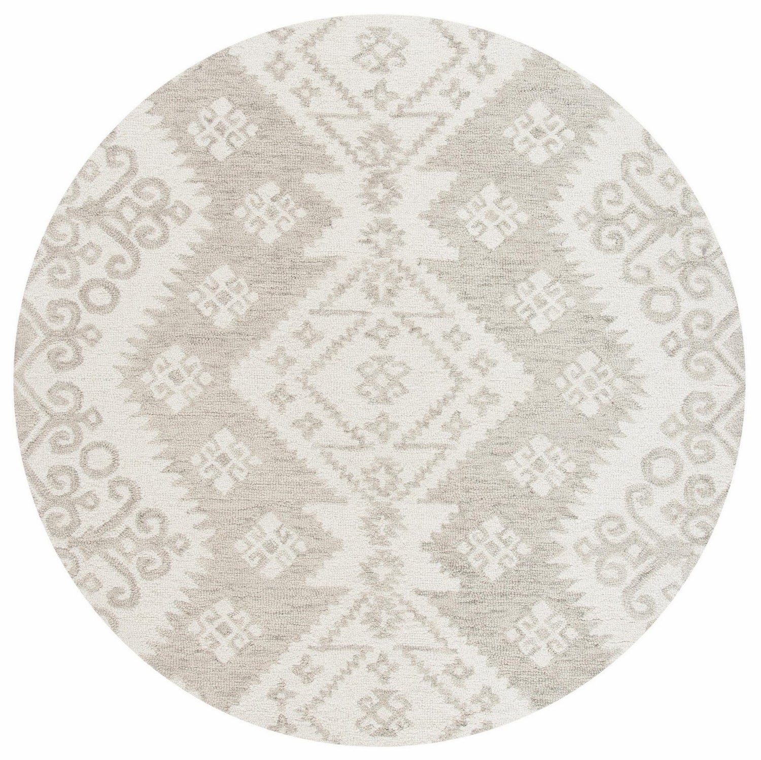 Safavieh Micro-Loop Mlp952A Ivory/Beige Rugs.