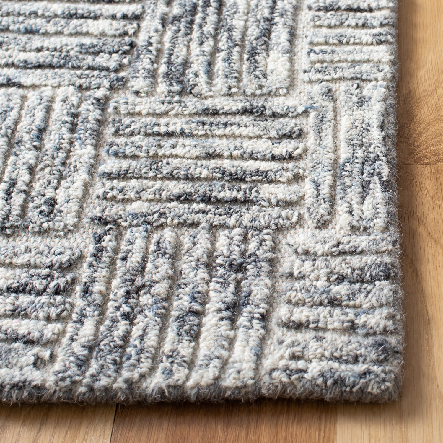 Safavieh Micro-Loop Mlp976F Grey Rugs.