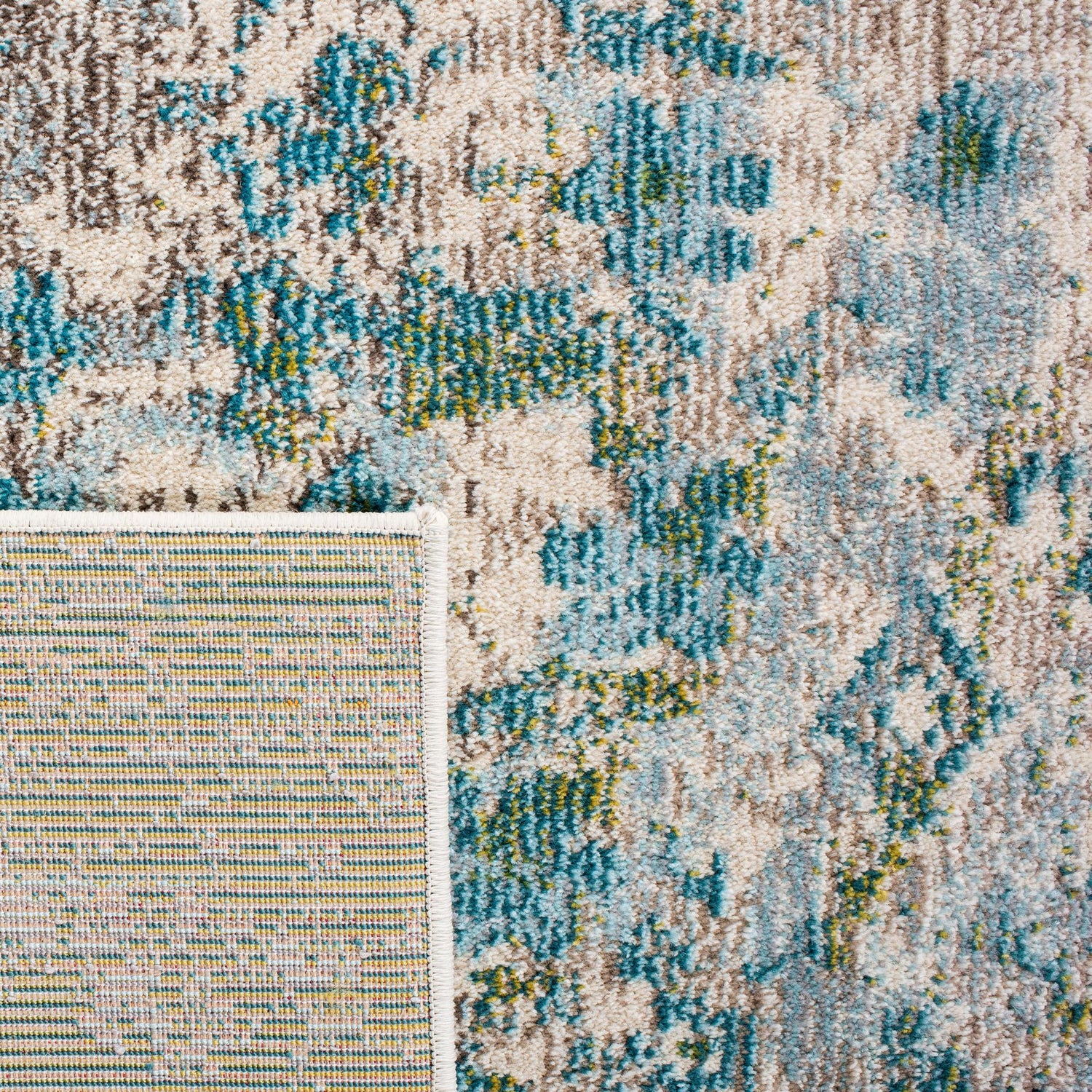 Safavieh Monaco Mnc219X Green/Turquoise Rugs.