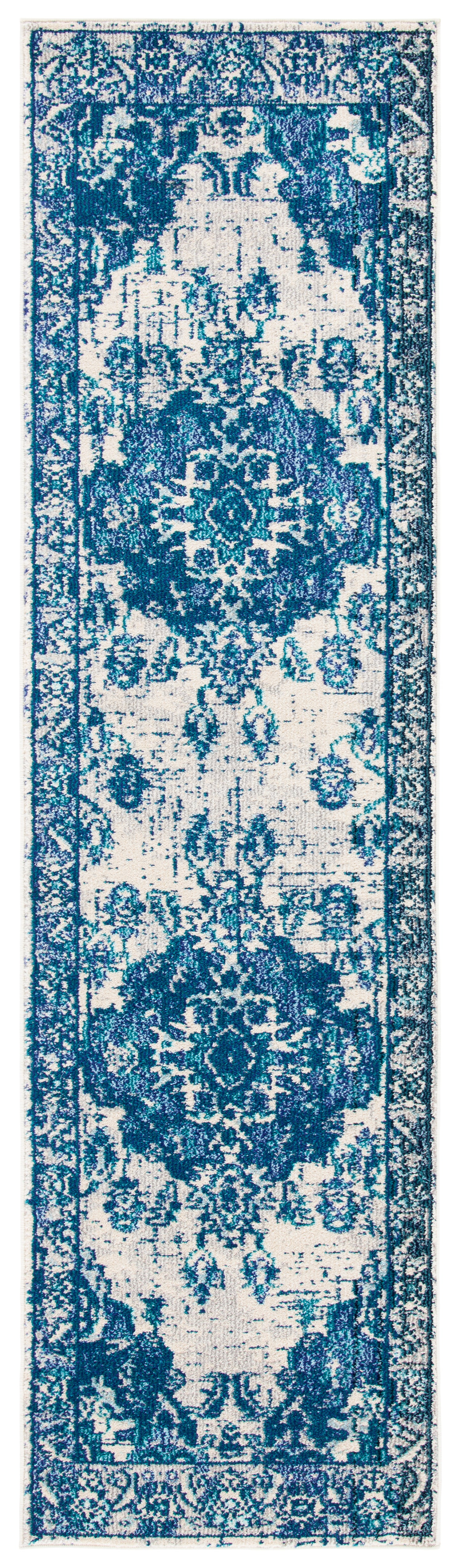 Safavieh Monaco Mnc243A Ivory/Blue Rugs.