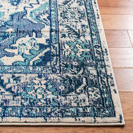 Safavieh Monaco Mnc243A Ivory/Blue Rugs.