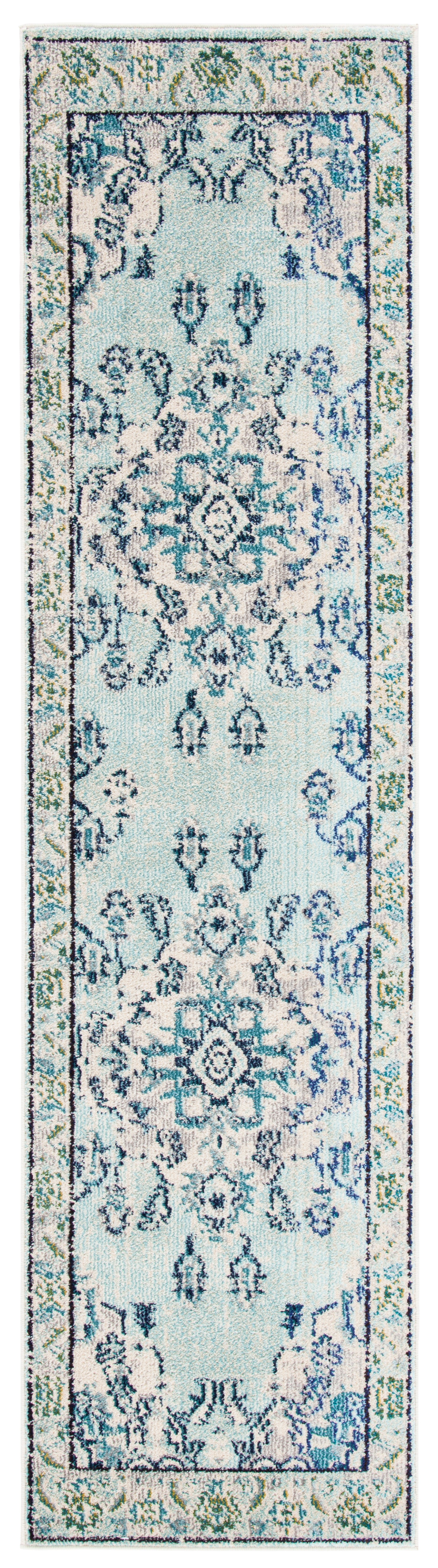 Safavieh Monaco Mnc243K Light Blue/Ivory Rugs.