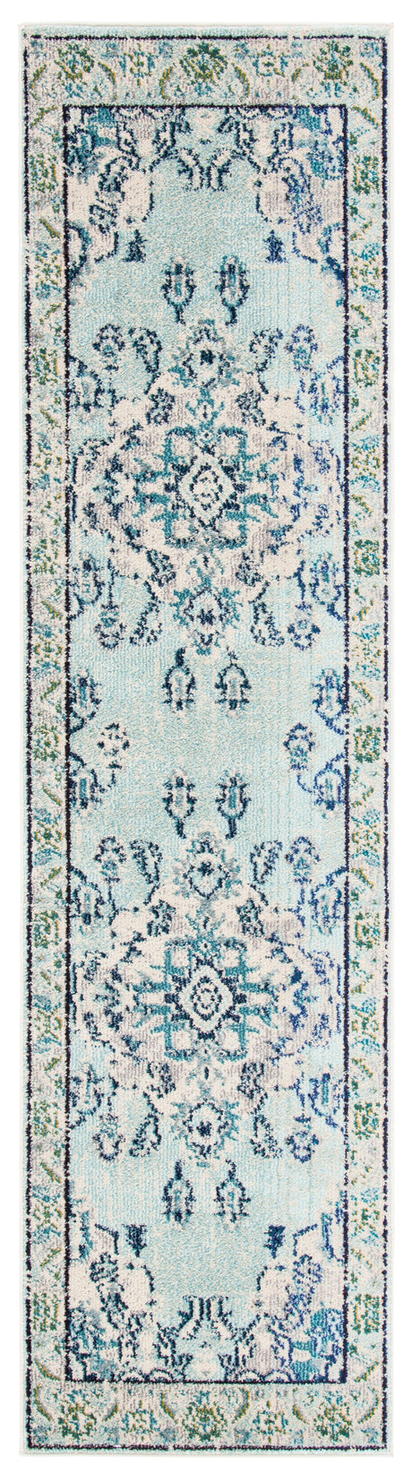 Safavieh Monaco Mnc243K Light Blue/Ivory Rugs.