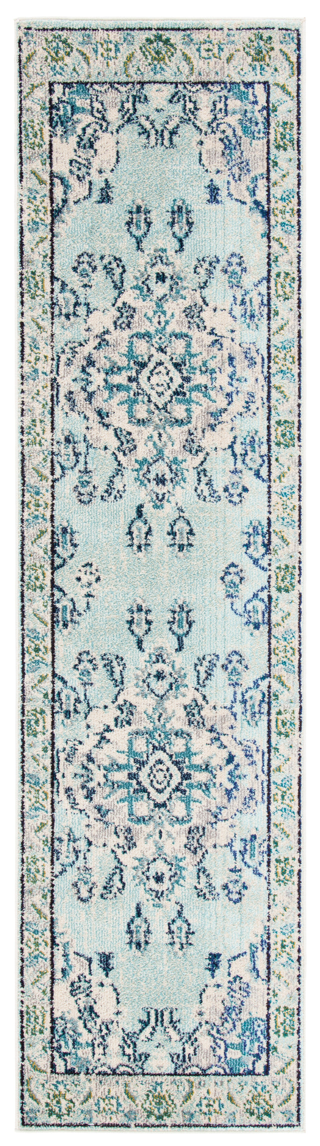 Safavieh Monaco Mnc243K Light Blue/Ivory Rugs.