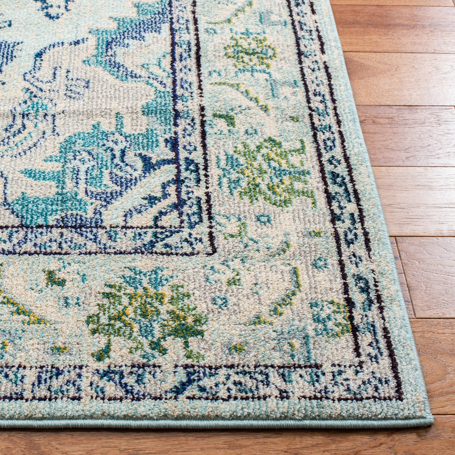 Safavieh Monaco Mnc243K Light Blue/Ivory Rugs.