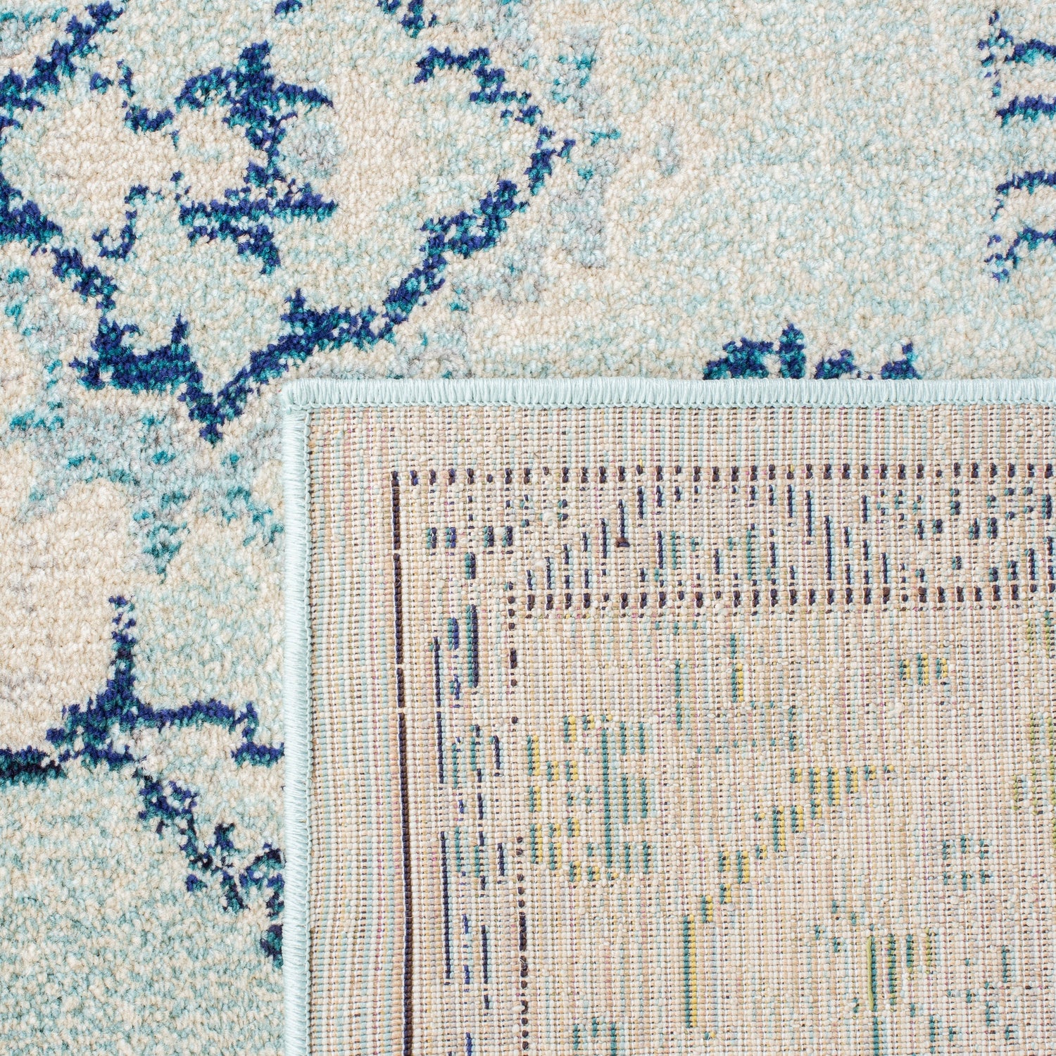 Safavieh Monaco Mnc243K Light Blue/Ivory Rugs.