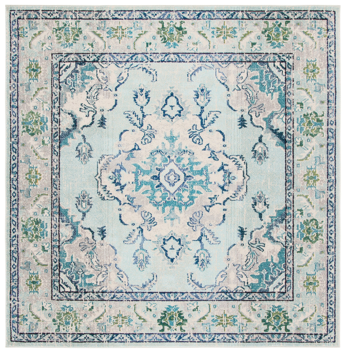 Safavieh Monaco Mnc243K Light Blue/Ivory Rugs.