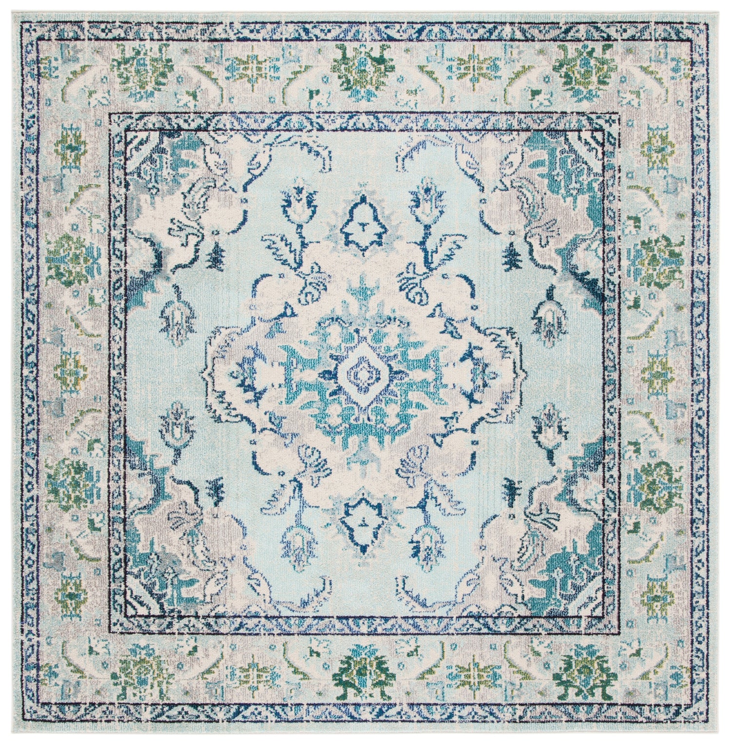 Safavieh Monaco Mnc243K Light Blue/Ivory Rugs.