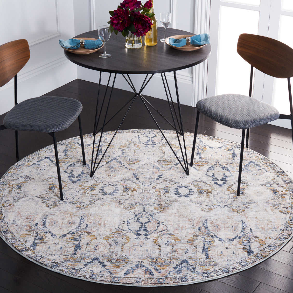 Safavieh Moondust Mnd654F Grey/Blue Rug.