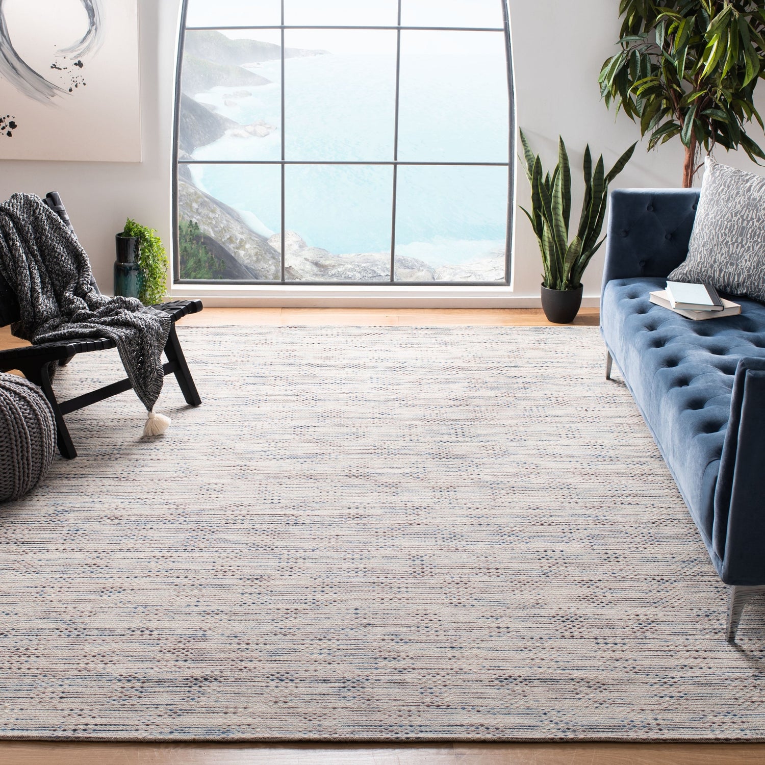 Safavieh Marbella Mrb157M Blue/Beige Rugs.