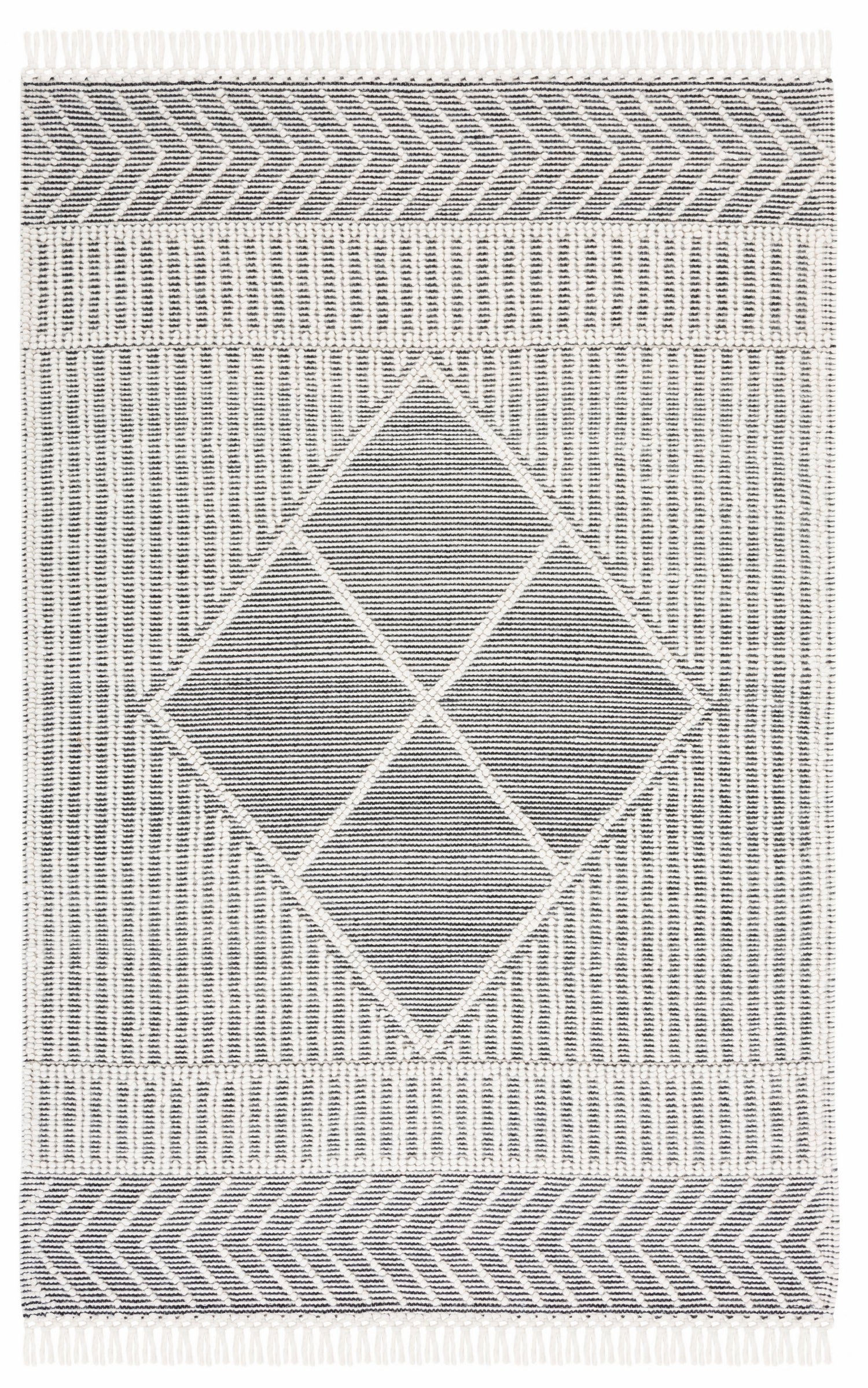 Safavieh Marbella Mrb475A Ivory/Black Rug.