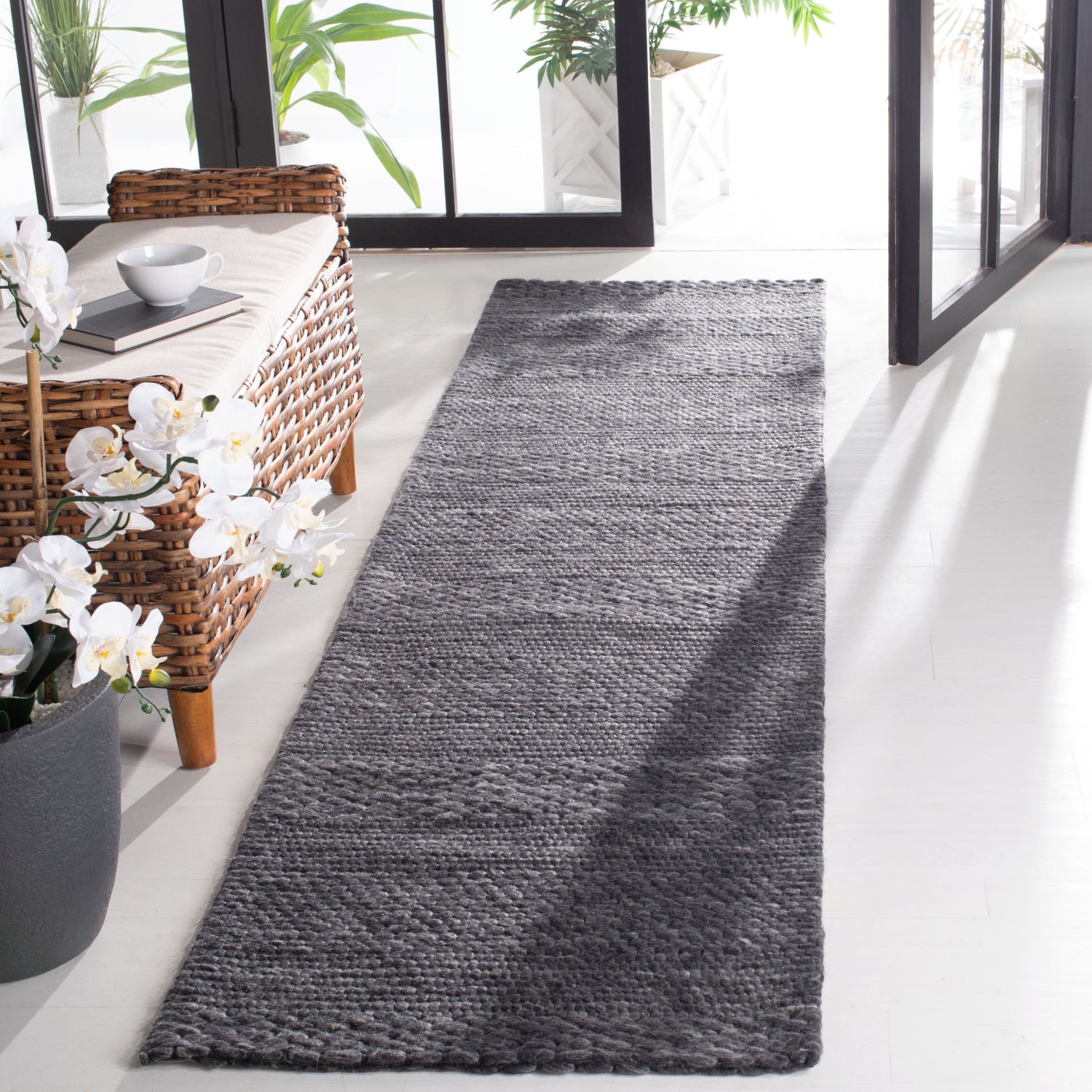 Safavieh Marbella Mrb556H Charcoal Rugs.