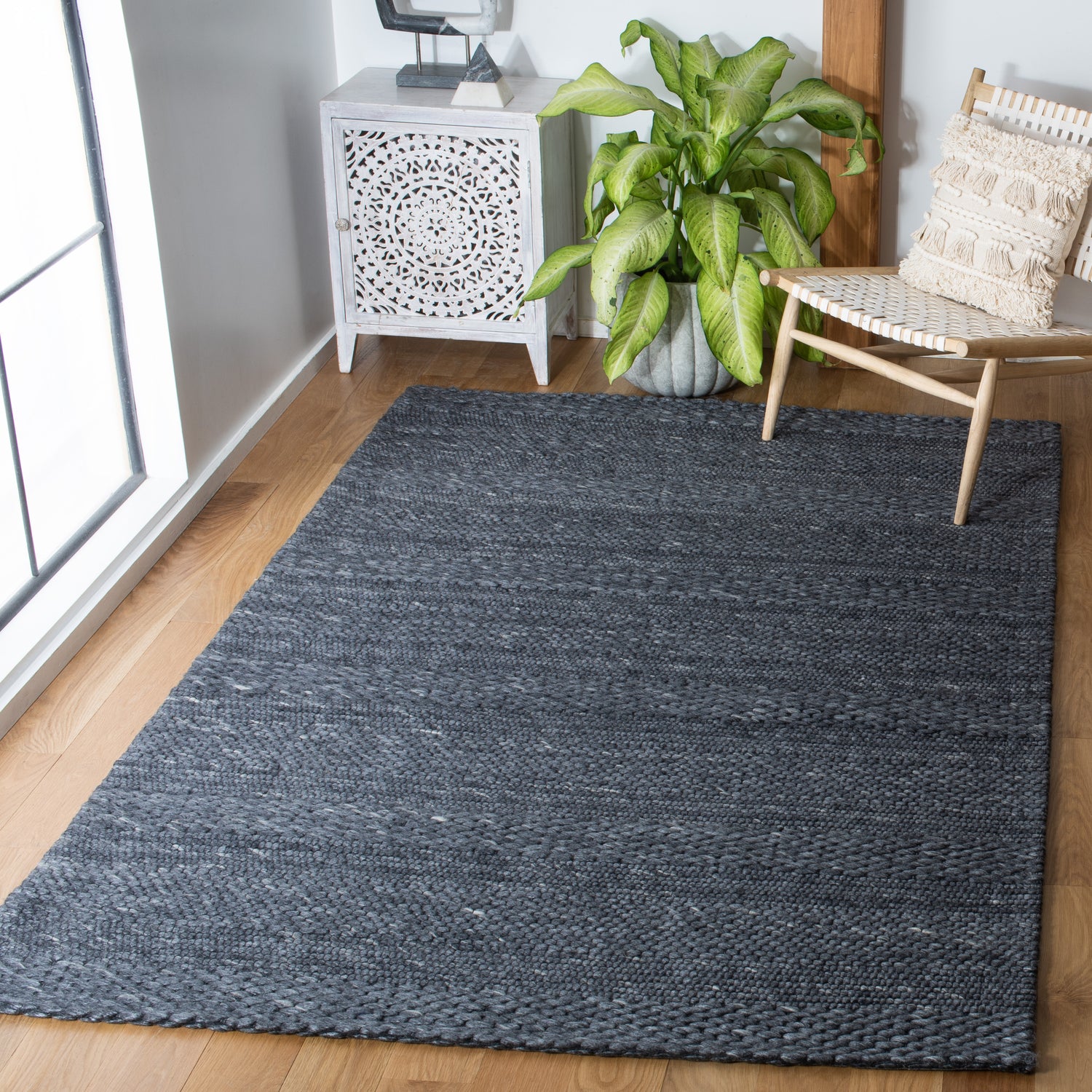 Safavieh Marbella Mrb556H Charcoal Rugs.