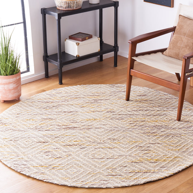 Safavieh Marbella Mrb907A Ivory/Dark Brown Rug.