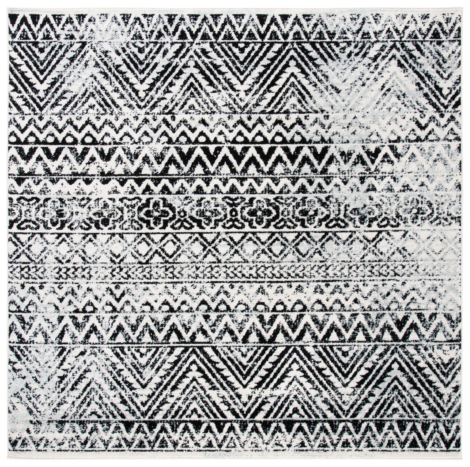 Safavieh Mercer Mre416A Ivory/Charcoal Rugs.