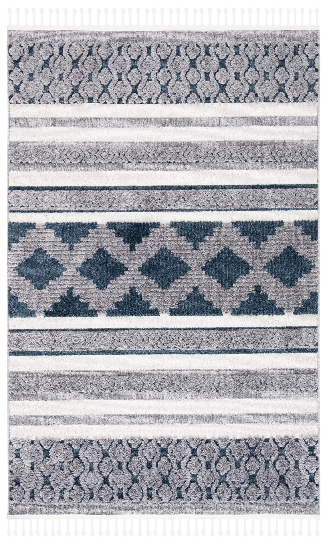 Safavieh Marrakesh Mrk515B Ivory/Blue Rugs.