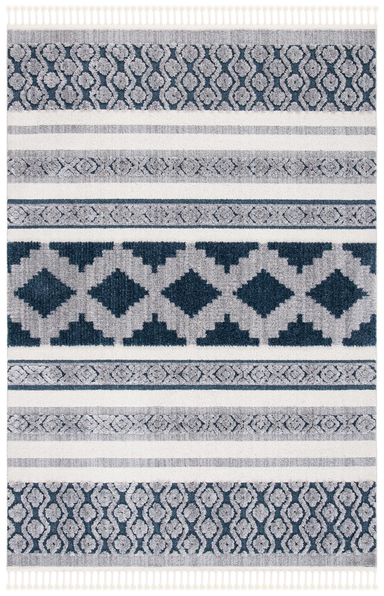 Safavieh Marrakesh Mrk515B Ivory/Blue Rugs.