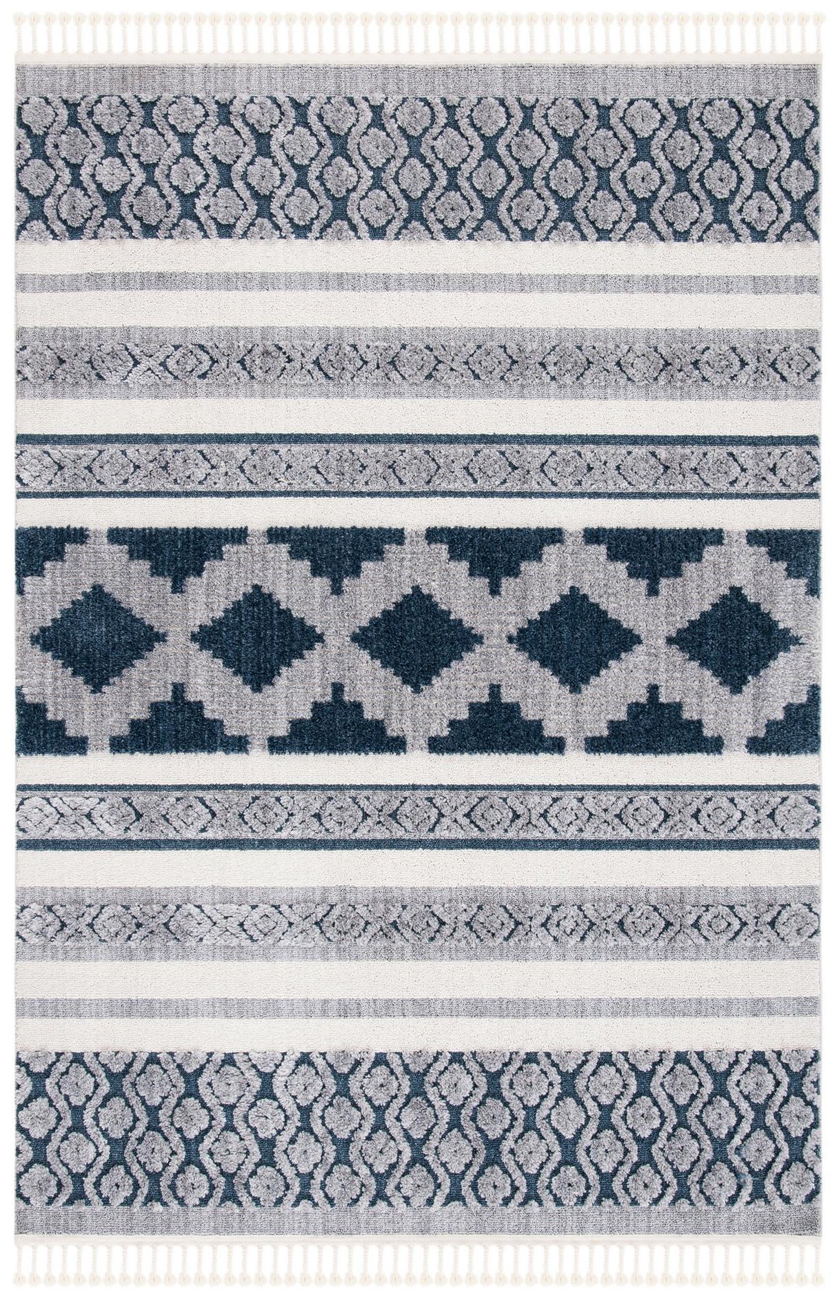 Safavieh Marrakesh Mrk515B Ivory/Blue Rugs.