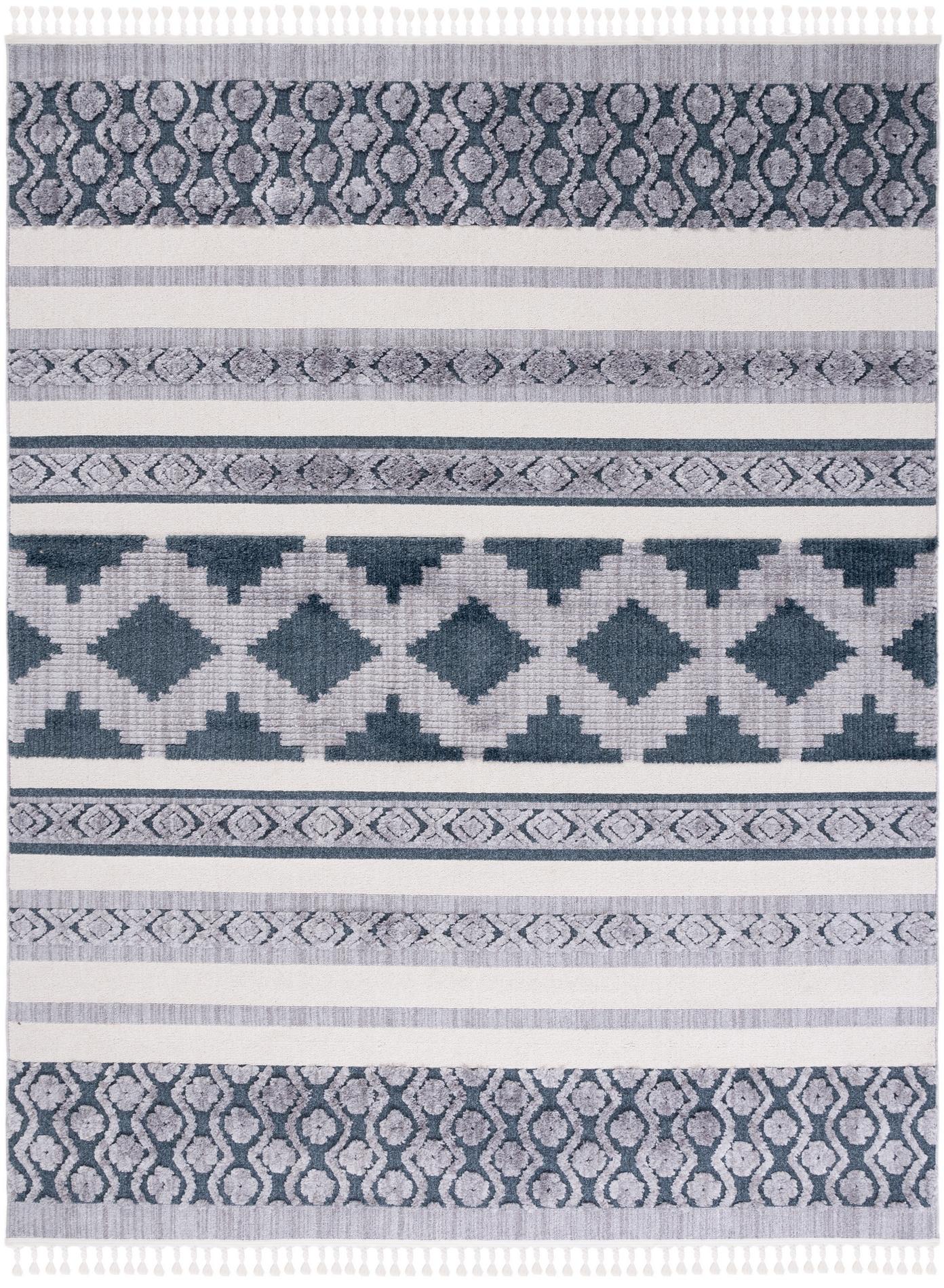 Safavieh Marrakesh Mrk515B Ivory/Blue Rugs.