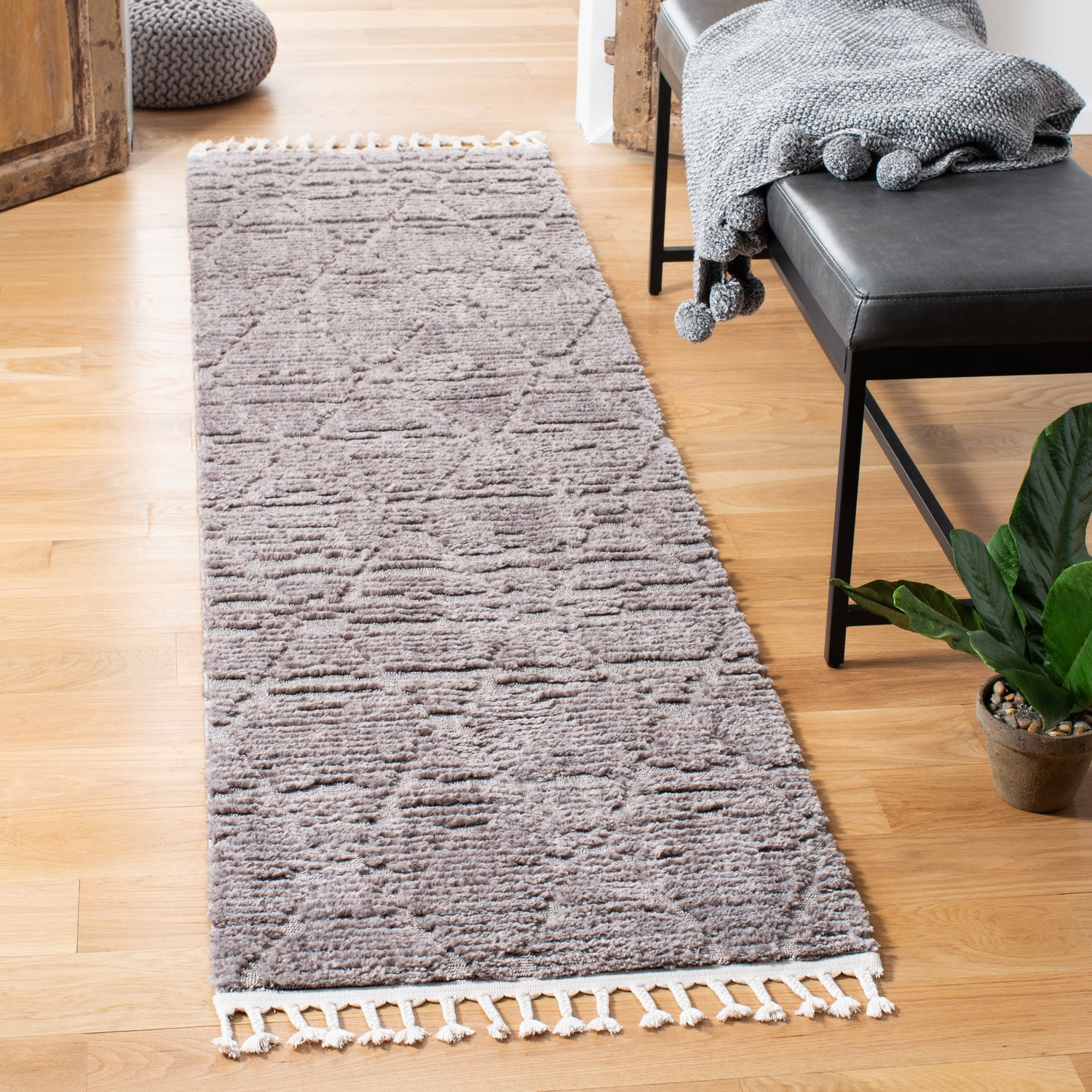 Safavieh Marrakesh Mrk517F Grey Rug.