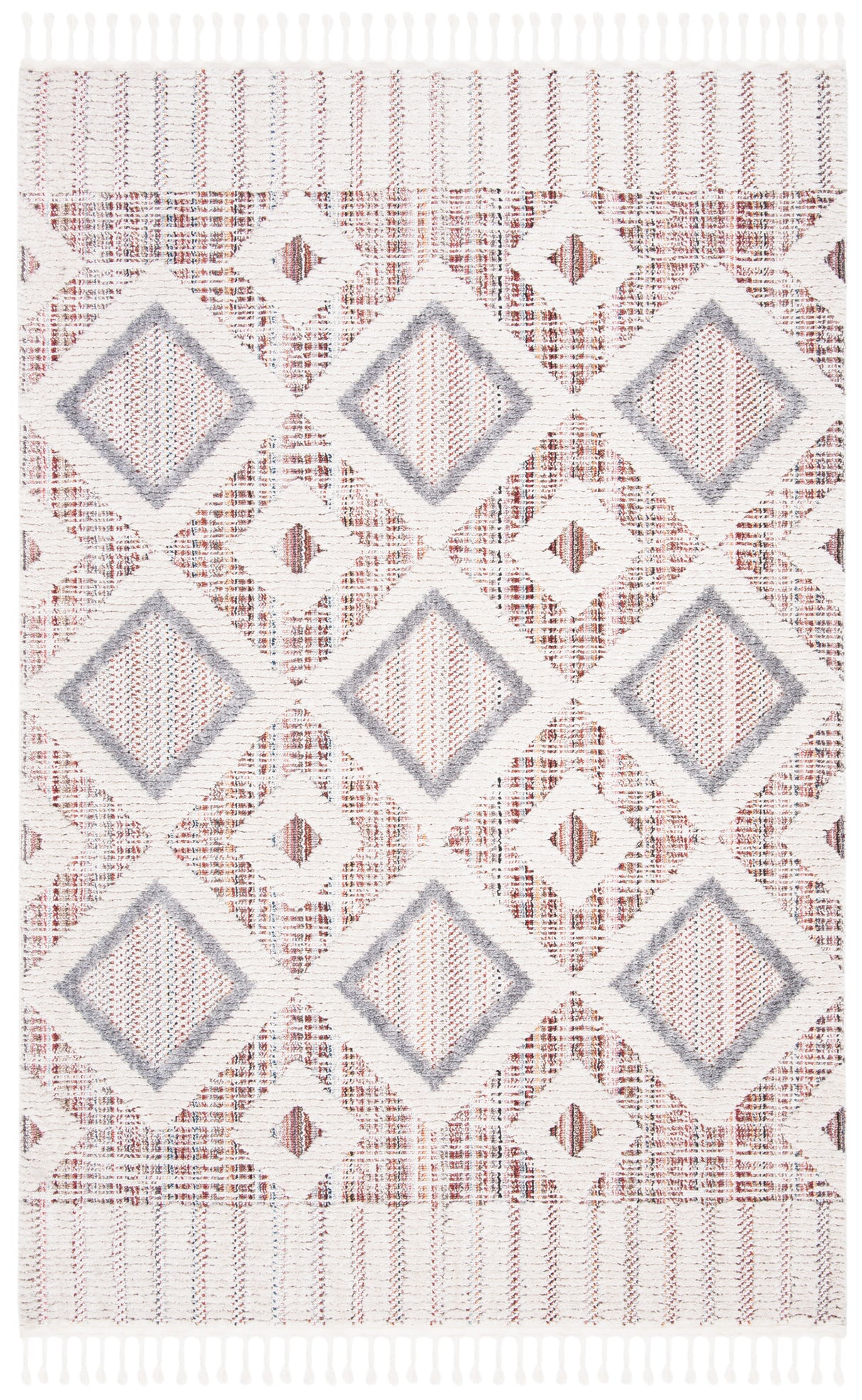 Safavieh Marrakesh Mrk523D Grey/Multi Rug.