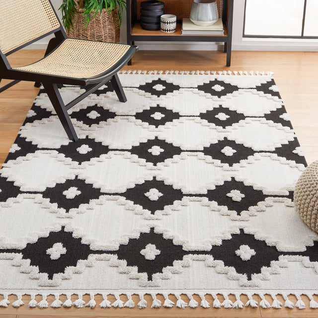Safavieh Marrakesh Mrk532A Ivory/Anthracite Rug.