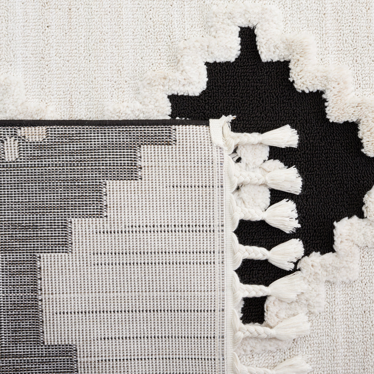 Safavieh Marrakesh Mrk532A Ivory/Anthracite Rug.