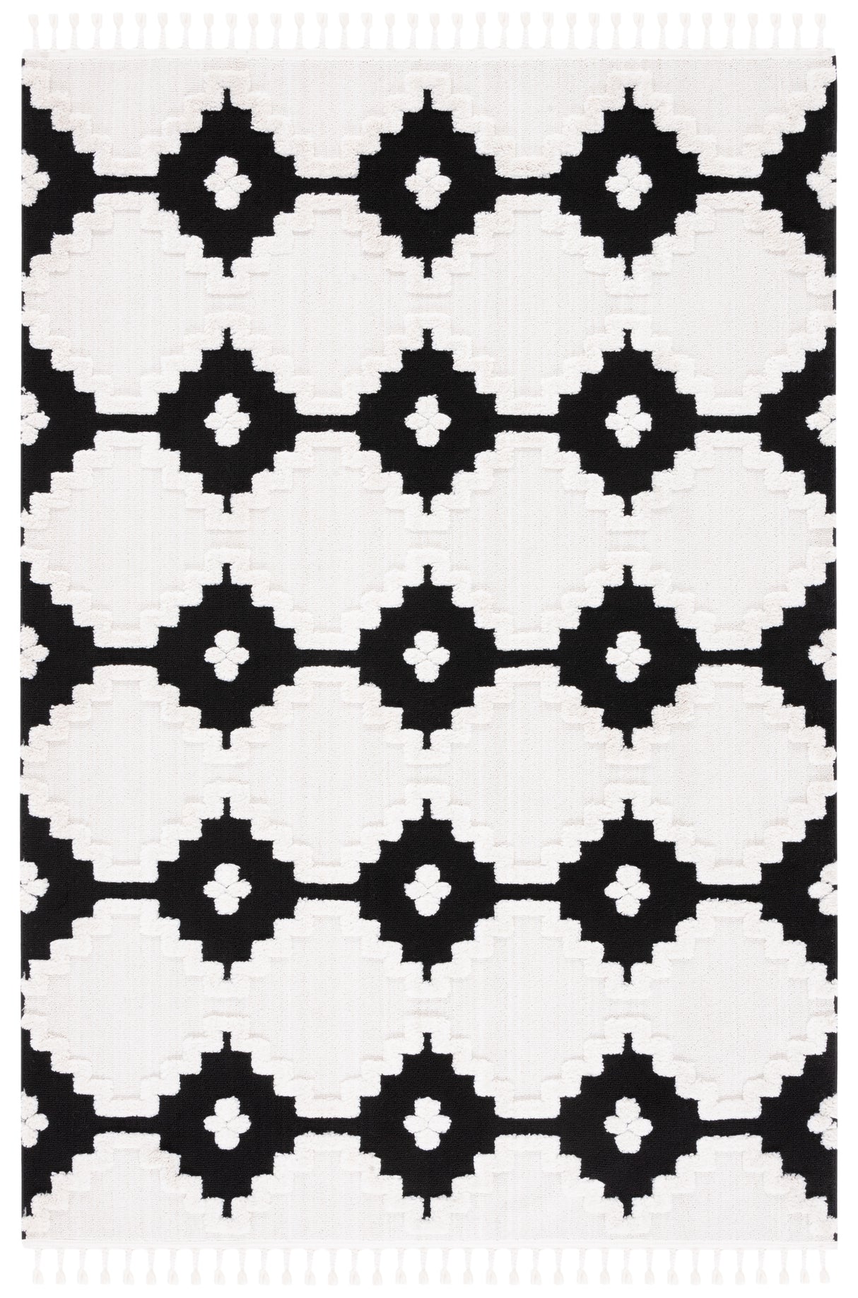 Safavieh Marrakesh Mrk532A Ivory/Anthracite Rug.