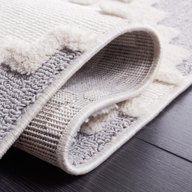 Safavieh Marrakesh Mrk532B Ivory/Grey Rug.