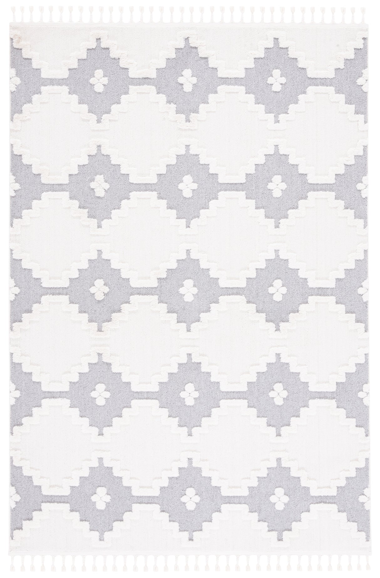 Safavieh Marrakesh Mrk532B Ivory/Grey Rug.