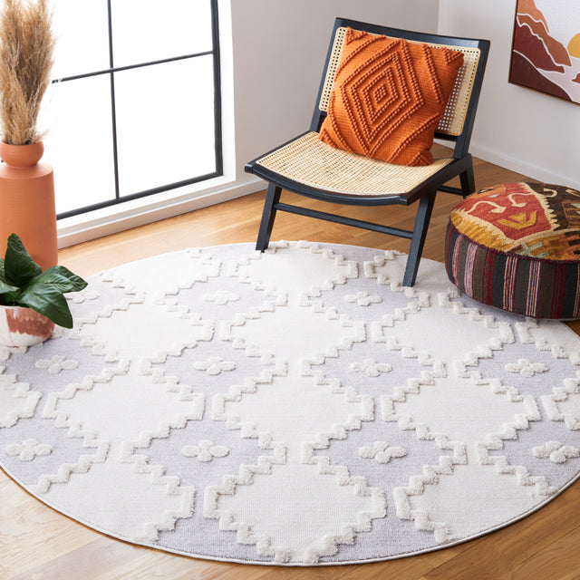 Safavieh Marrakesh Mrk532B Ivory/Grey Rug.