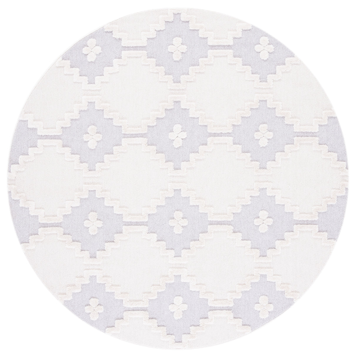 Safavieh Marrakesh Mrk532B Ivory/Grey Rug.