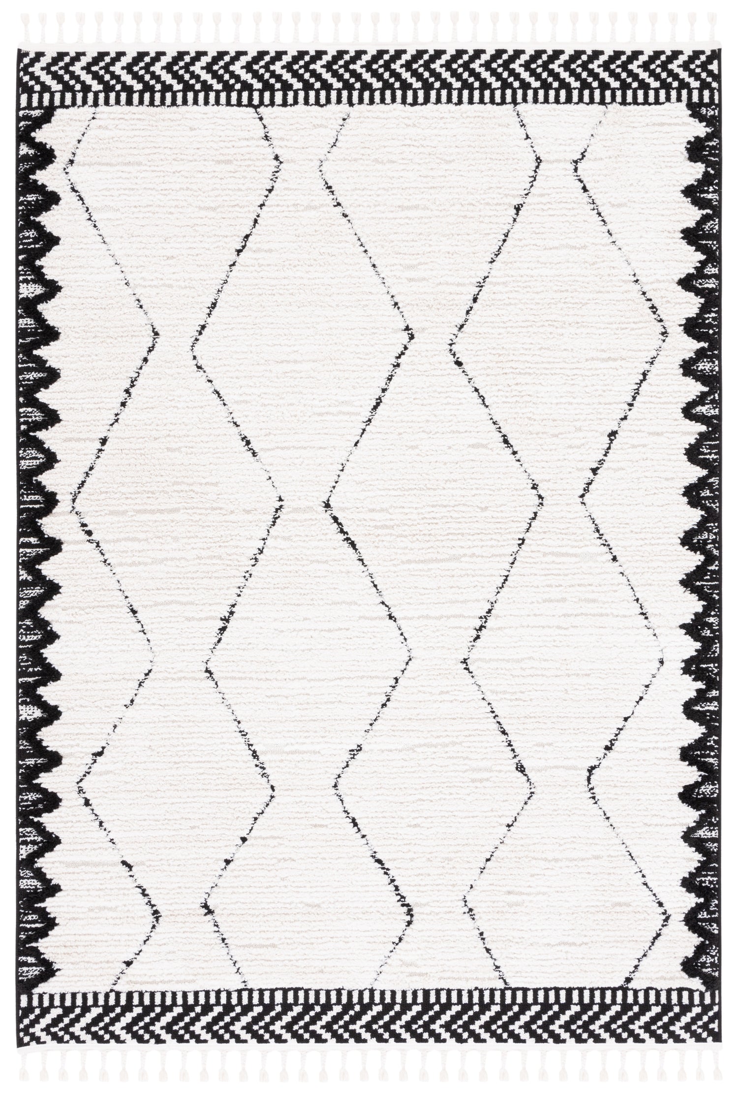 Safavieh Marrakesh Mrk536A Ivory/Anthracite Rug.