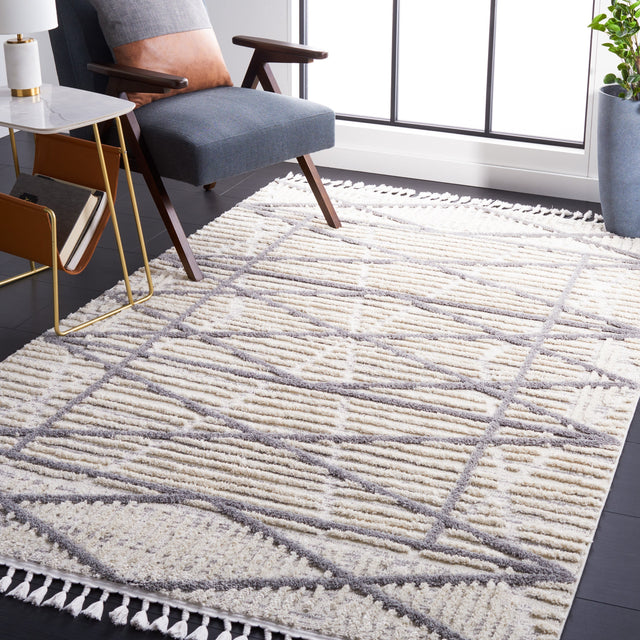 Safavieh Marrakesh Mrk540F Beige/Grey Rug.