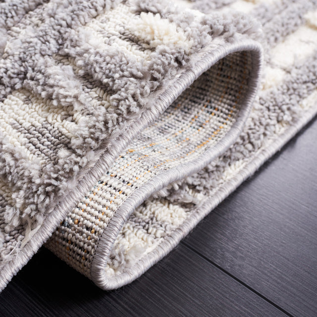 Safavieh Marrakesh Mrk544A Ivory/Dark Grey Rug.