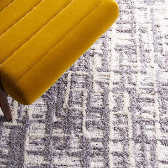 Safavieh Marrakesh Mrk544A Ivory/Dark Grey Rug.