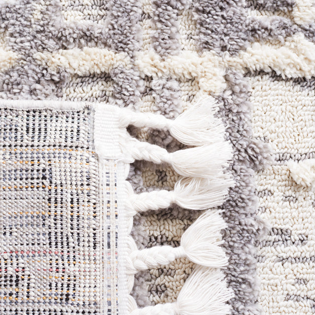 Safavieh Marrakesh Mrk544A Ivory/Dark Grey Rug.