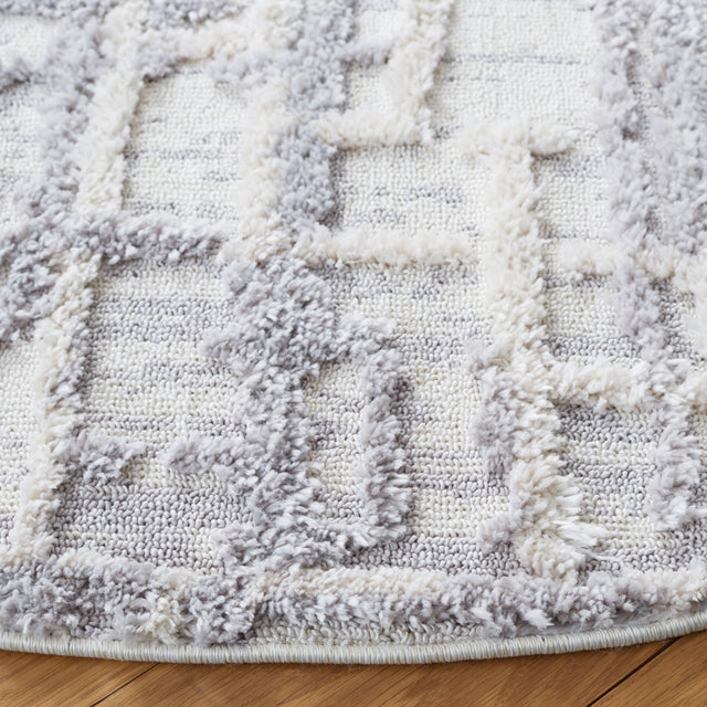 Safavieh Marrakesh Mrk544A Ivory/Dark Grey Rug.