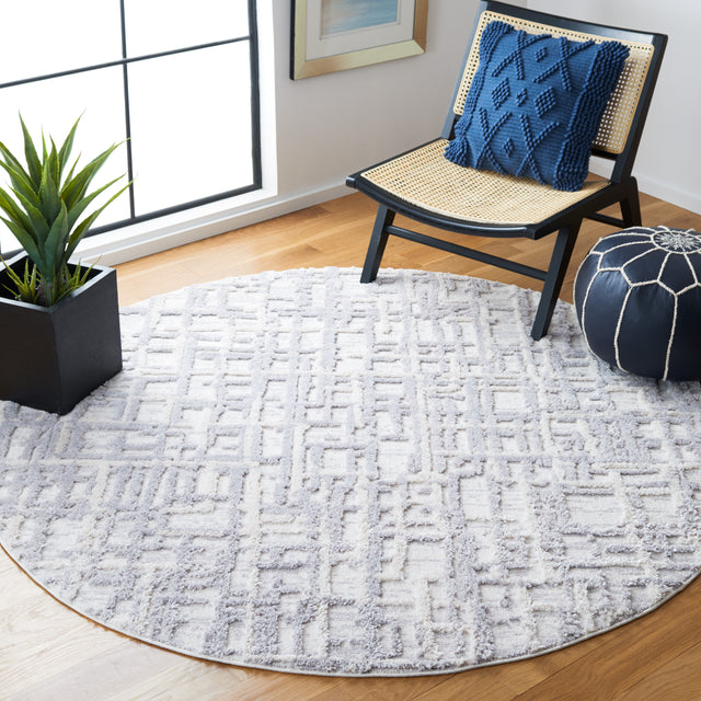 Safavieh Marrakesh Mrk544A Ivory/Dark Grey Rug.