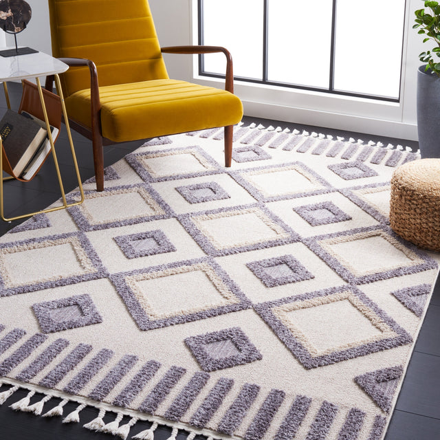 Safavieh Marrakesh Mrk560A Ivory/Grey Rug.