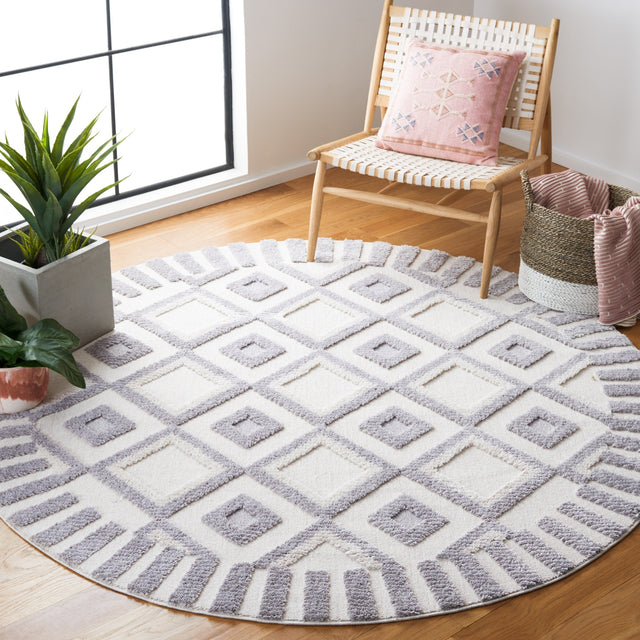 Safavieh Marrakesh Mrk560A Ivory/Grey Rug.