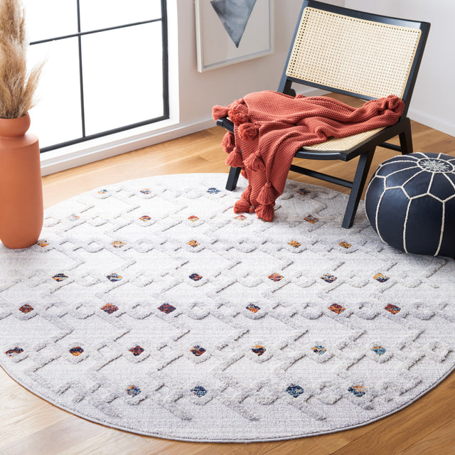 Safavieh Marrakesh Mrk568F Grey/Light Grey Rug.