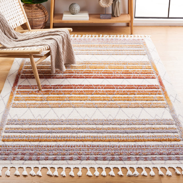 Safavieh Marrakesh Mrk570F Grey/Multi Rug.