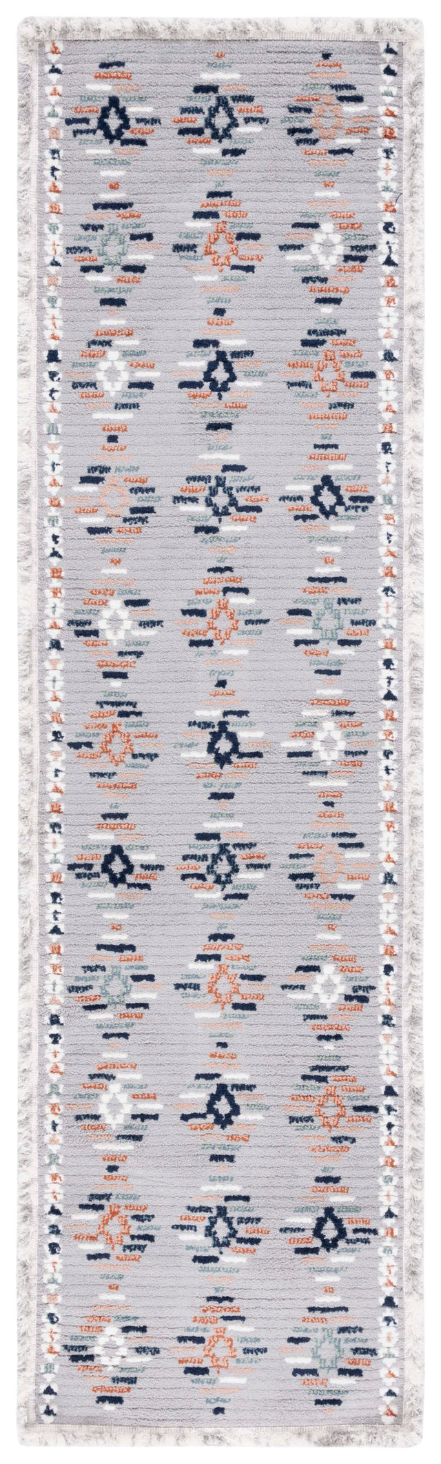 Safavieh Marrakesh Mrk602F Grey/Blue Rust Rug.