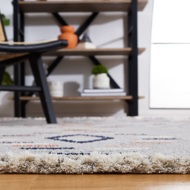 Safavieh Marrakesh Mrk602F Grey/Blue Rust Rug.