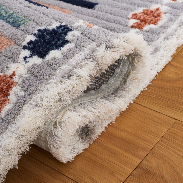 Safavieh Marrakesh Mrk602F Grey/Blue Rust Rug.