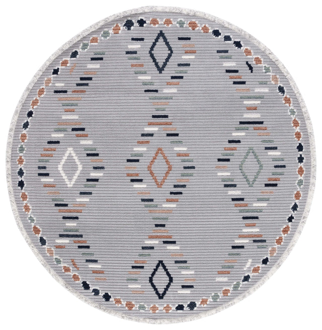 Safavieh Marrakesh Mrk602F Grey/Blue Rust Rug.