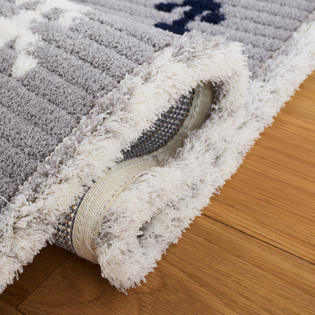 Safavieh Marrakesh Mrk604P Grey/Navy Rug.