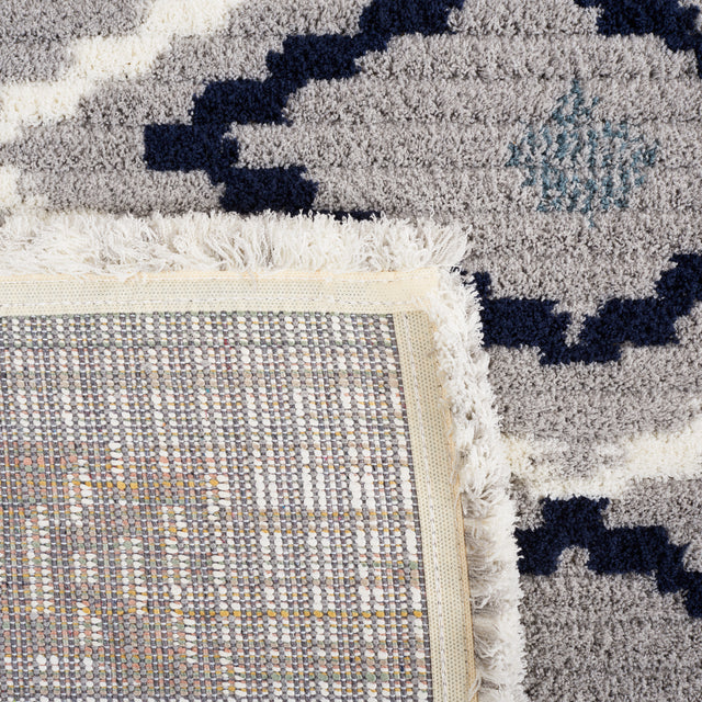 Safavieh Marrakesh Mrk604P Grey/Navy Rug.